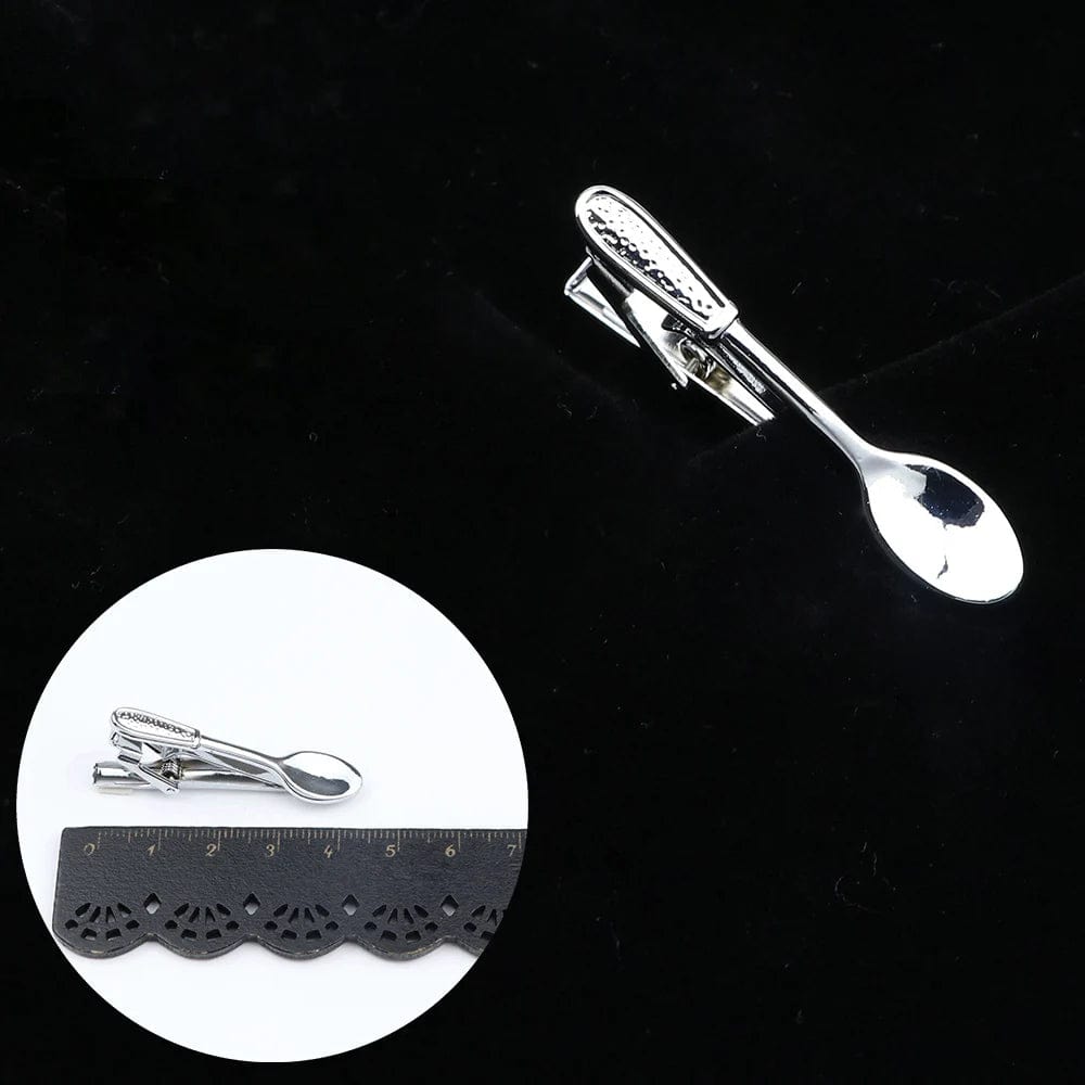 ZONFAZ Novely Tie Clips for Men Metal Necktie Accessories