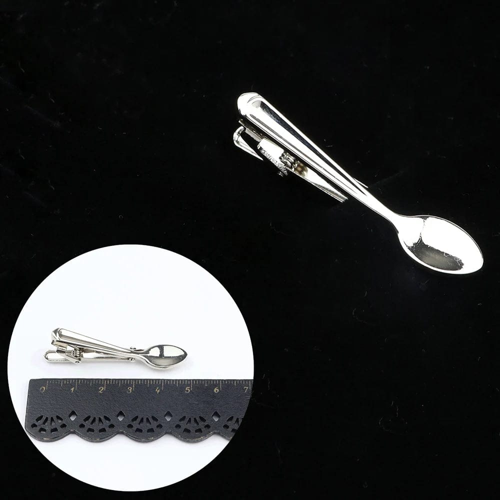 ZONFAZ Novely Tie Clips for Men Metal Necktie Accessories