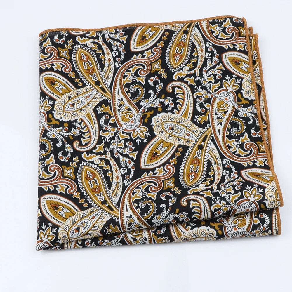 ZONFAZ Paisley Floral Cotton Handkerchief