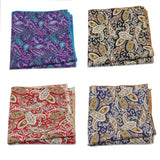 ZONFAZ Paisley Floral Cotton Handkerchief