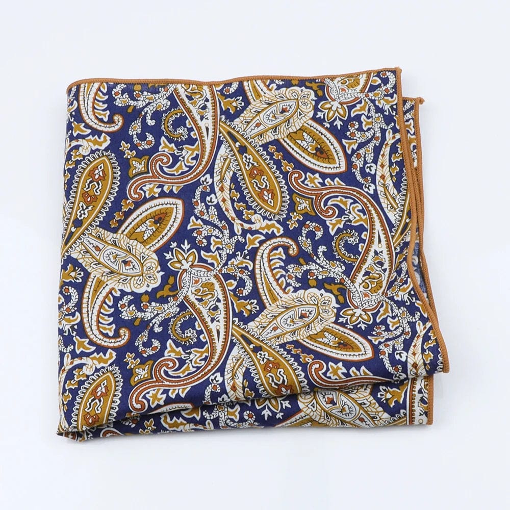 ZONFAZ Paisley Floral Cotton Handkerchief