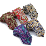 ZONFAZ Paisley Floral Cotton Ties