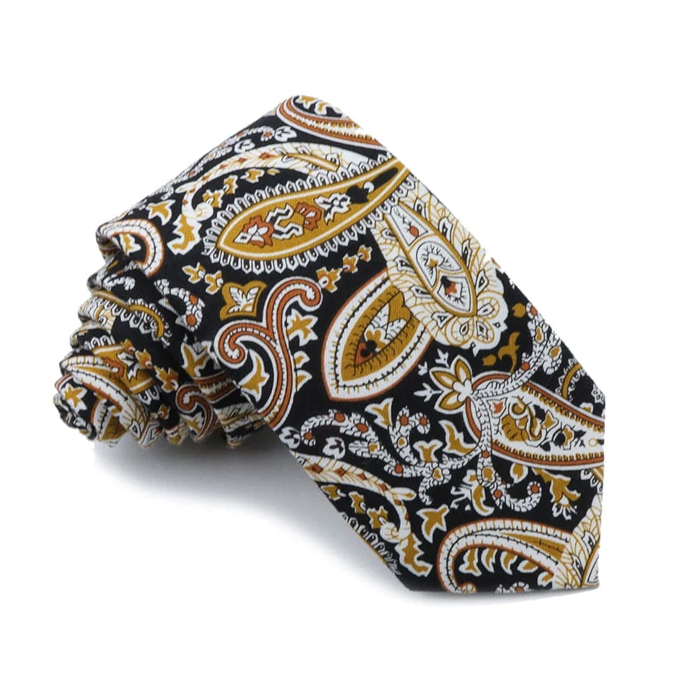 ZONFAZ Paisley Floral Cotton Ties