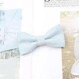 ZONFAZ Parent - Child Cute Solid Color Cotton Bow Ties