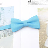 ZONFAZ Parent - Child Cute Solid Color Cotton Bow Ties