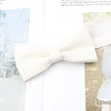 ZONFAZ Parent - Child Cute Solid Color Cotton Bow Ties