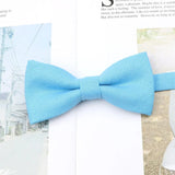 ZONFAZ Parent - Child Cute Solid Color Cotton Bow Ties