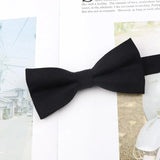 ZONFAZ Parent - Child Cute Solid Color Cotton Bow Ties