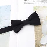 ZONFAZ Parent - Child Cute Solid Color Cotton Bow Ties