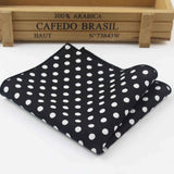 ZONFAZ Polka Dot Cotton Handkerchiefs Pocket Square