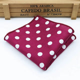 ZONFAZ Polka Dot Cotton Handkerchiefs Pocket Square