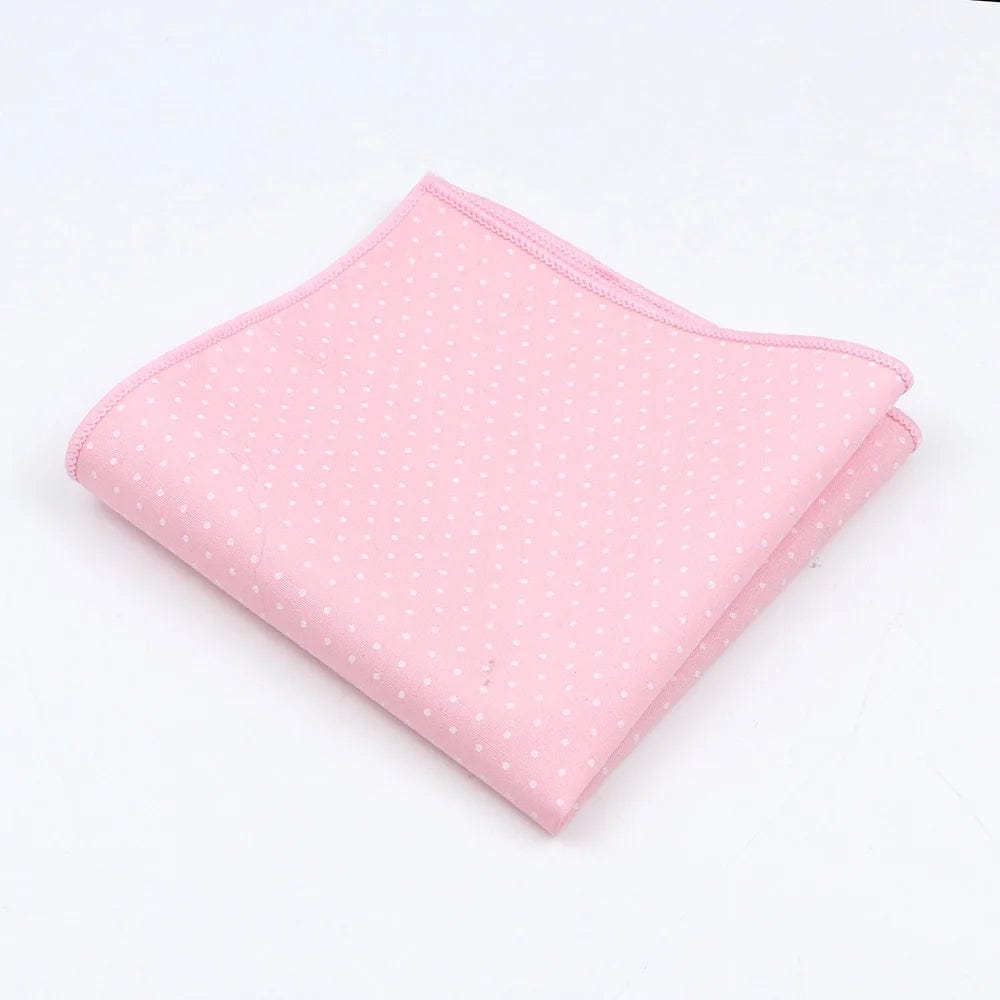 ZONFAZ Polka Dot Cotton Handkerchiefs Pocket Square