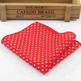 ZONFAZ Polka Dot Cotton Handkerchiefs Pocket Square