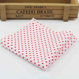 ZONFAZ Polka Dot Cotton Handkerchiefs Pocket Square