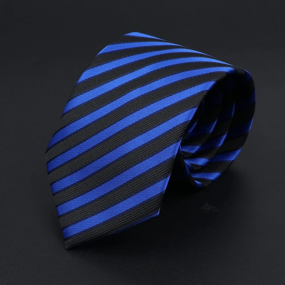 ZONFAZ Polka Dot Striped Ties for Men Fashion Classic Soft Skinny Neckties