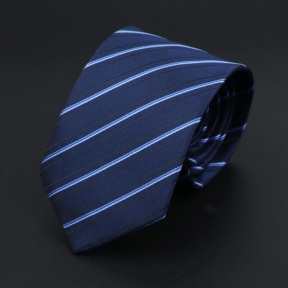 ZONFAZ Polka Dot Striped Ties for Men Fashion Classic Soft Skinny Neckties