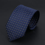 ZONFAZ Polka Dot Striped Ties for Men Fashion Classic Soft Skinny Neckties