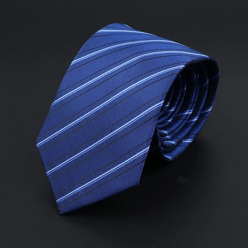 ZONFAZ Polka Dot Striped Ties for Men Fashion Classic Soft Skinny Neckties