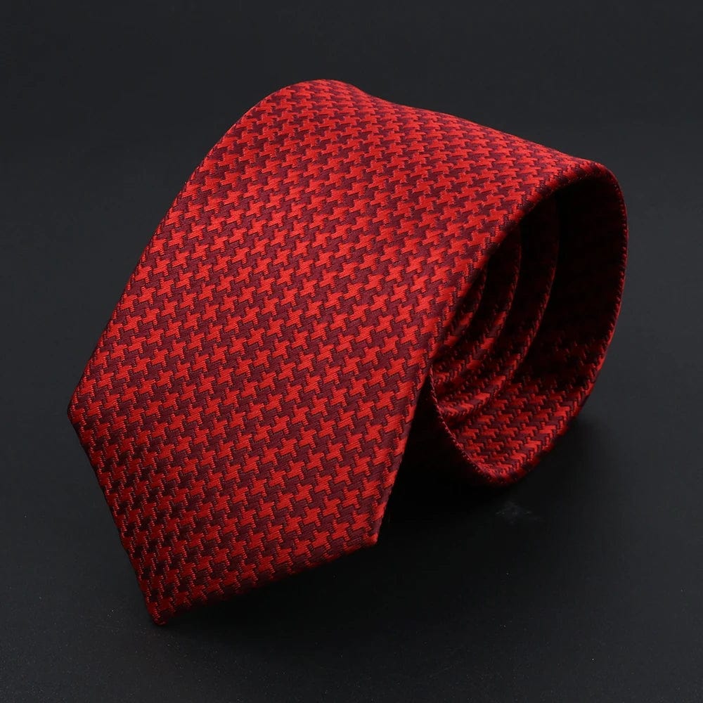 ZONFAZ Polka Dot Striped Ties for Men Fashion Classic Soft Skinny Neckties