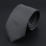 ZONFAZ Polka Dot Striped Ties for Men Fashion Classic Soft Skinny Neckties