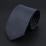 ZONFAZ Polka Dot Striped Ties for Men Fashion Classic Soft Skinny Neckties