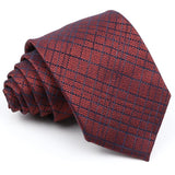 ZONFAZ Red Solid Striped Paisley Flower Ties