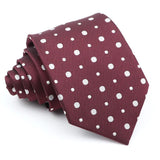 ZONFAZ Red Solid Striped Paisley Flower Ties