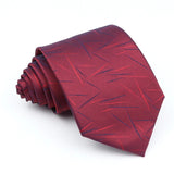 ZONFAZ Red Solid Striped Paisley Flower Ties