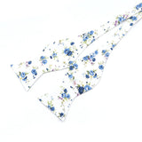 ZONFAZ Self - tied Bow Ties for Men Adjustable Cotton Floral Flower Bowtie