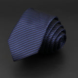 ZONFAZ Silk Polyester 5cm Slim Ties Solid Color Striped Necktie