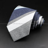 ZONFAZ Silver Grey Solid Striped Paisley Flower Neckties