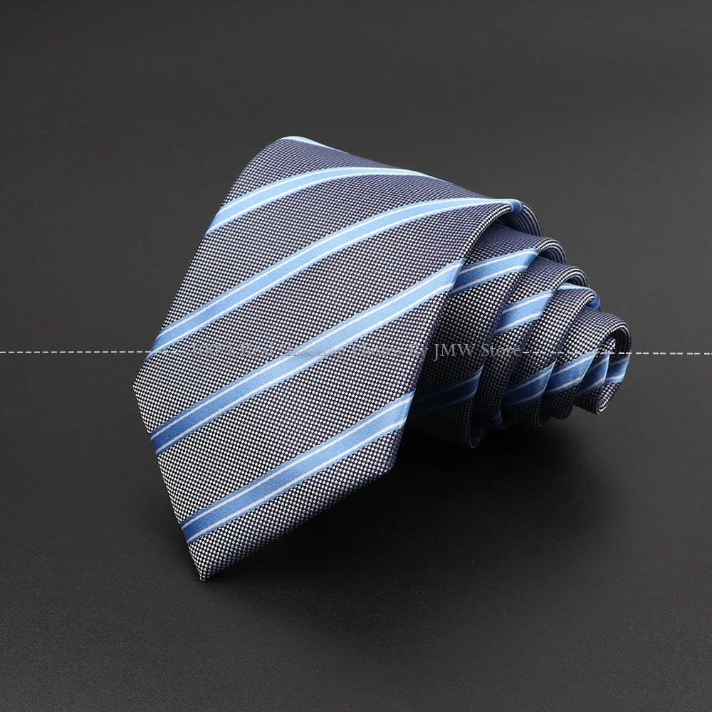 ZONFAZ Silver Grey Solid Striped Paisley Flower Neckties