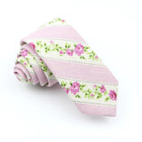 ZONFAZ Skinny Linen Cute Cartoon Ties For Men 6cm Width