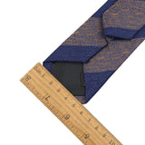 ZONFAZ Skinny Plaid Striped Silk Necktie 7cm Width