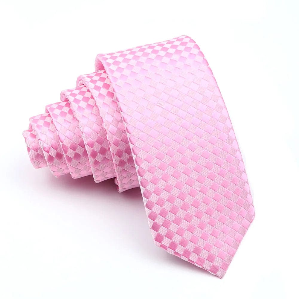 ZONFAZ Skinny Striped Plaid Slim Ties 5cm Width