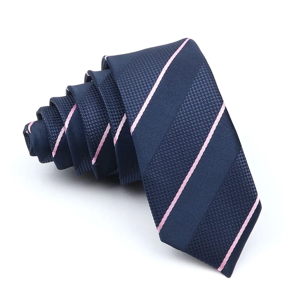 ZONFAZ Skinny Striped Plaid Slim Ties 5cm Width