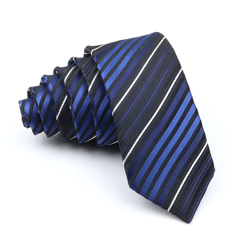 ZONFAZ Skinny Striped Plaid Slim Ties 5cm Width