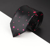 ZONFAZ Slim Music Piano Pattern Ties Skinny Musical Notes Printed Silk Ties 5cm Width