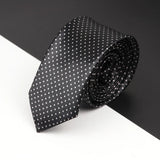 ZONFAZ Slim Music Piano Pattern Ties Skinny Musical Notes Printed Silk Ties 5cm Width