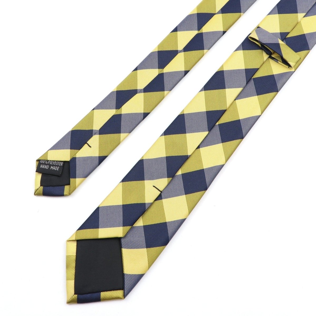 ZONFAZ Slim Plaid Silk Neckties