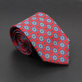 ZONFAZ Soft Bohemian Silk Ties Men's Fashion Polka Dot Necktie