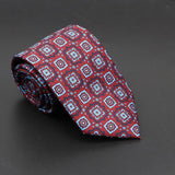 ZONFAZ Soft Bohemian Silk Ties Men's Fashion Polka Dot Necktie