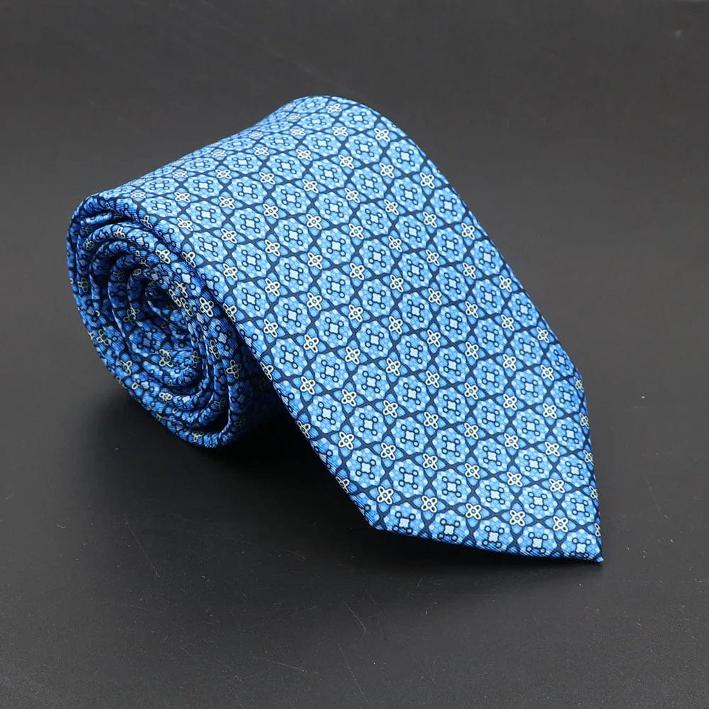 ZONFAZ Soft Bohemian Silk Ties Men's Fashion Polka Dot Necktie