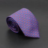 ZONFAZ Soft Bohemian Silk Ties Men's Fashion Polka Dot Necktie