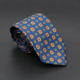 ZONFAZ Soft Bohemian Silk Ties Men's Fashion Polka Dot Necktie