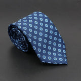 ZONFAZ Soft Bohemian Silk Ties Men's Fashion Polka Dot Necktie