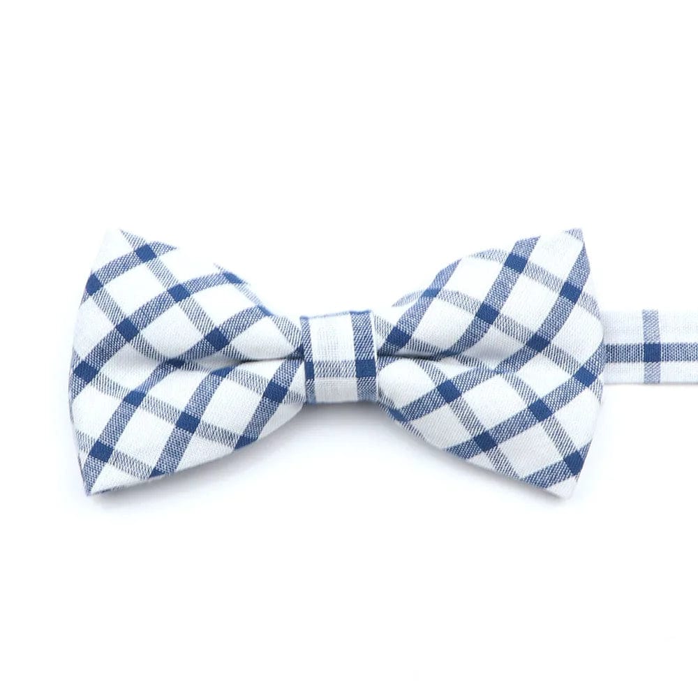 ZONFAZ Soft Cotton Striped Rainbow Bowtie