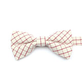 ZONFAZ Soft Cotton Striped Rainbow Bowtie