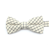 ZONFAZ Soft Cotton Striped Rainbow Bowtie