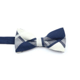 ZONFAZ Soft Cotton Striped Rainbow Bowtie